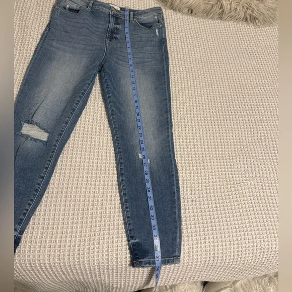 Ceros Stylish Blue Women's Skinny Jeans - Picture 4 of 10